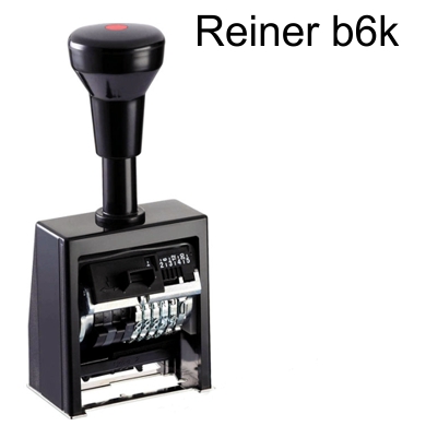 Numerator sześciocyfrowy Reiner b6k